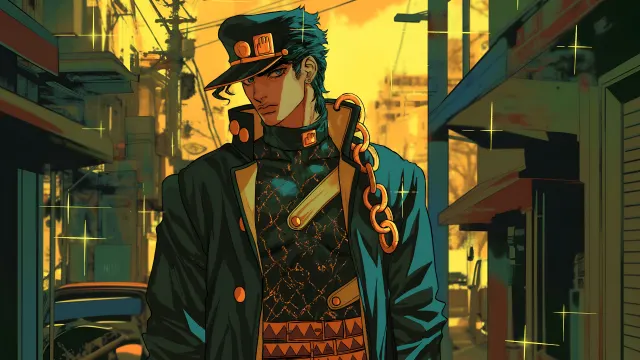 Jotaro Kujo Bape Dior Fashion Alley wallpaper on Pixipics