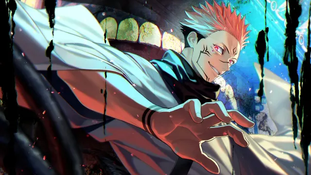 Jujutsu Kaisen Ryomen Sukuna Malevolent Shrine Power wallpaper on Pixipics