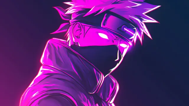 Kakashi Hatake Purple Haze wallpaper on Pixipics