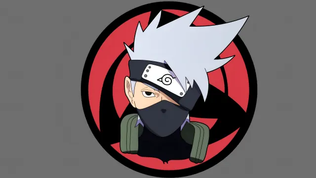 Naruto Kakashi Hatake Minimal Sharingan wallpaper on Pixipics