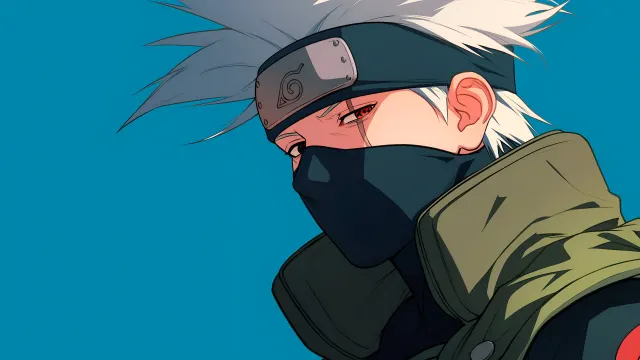 Naruto Kakashi Looking At You wallpaper on Pixipics