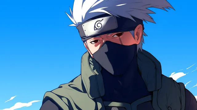 Naruto Kakashi Masked Ninja Sharigan Eye wallpaper on Pixipics