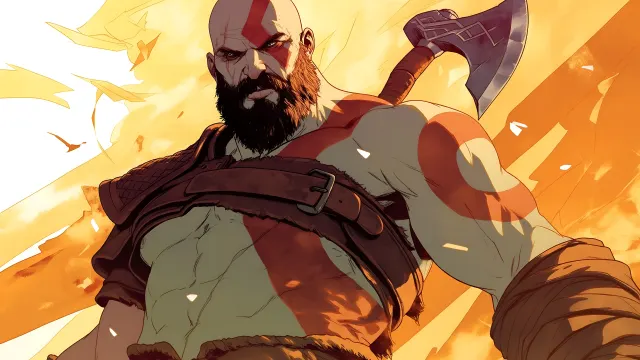 God Of War Kratos Desert Guardian wallpaper on Pixipics