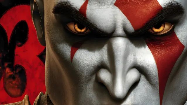 Kratos Closeup Warrior wallpaper on Pixipics