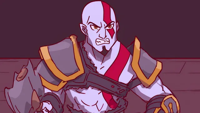 Kratos Young God Of War Angry Gaze wallpaper on Pixipics