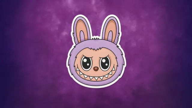 Labubu Purple Mischievous wallpaper on Pixipics