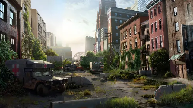 The Last Of Us Abandoned City Street wallpaper on Pixipics
