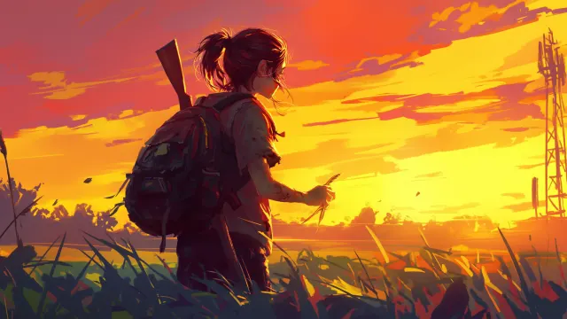 The Last Of Us Ellie Journey wallpaper on Pixipics