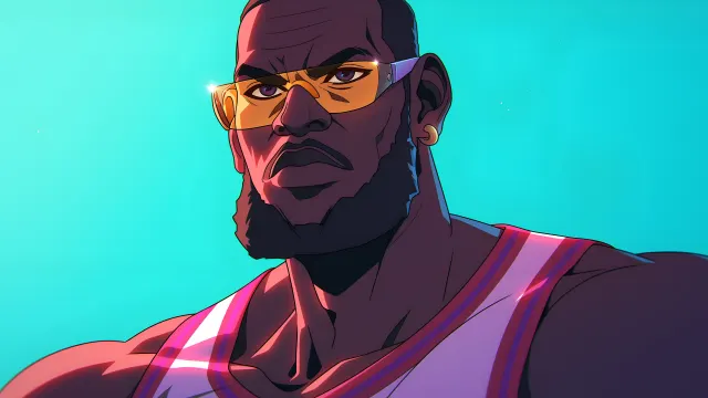 Lebron James Cartoon Style wallpaper on Pixipics