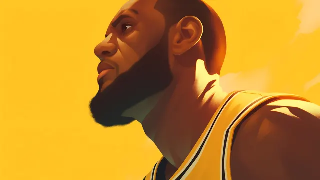 Lebron James Sunny Profile wallpaper on Pixipics