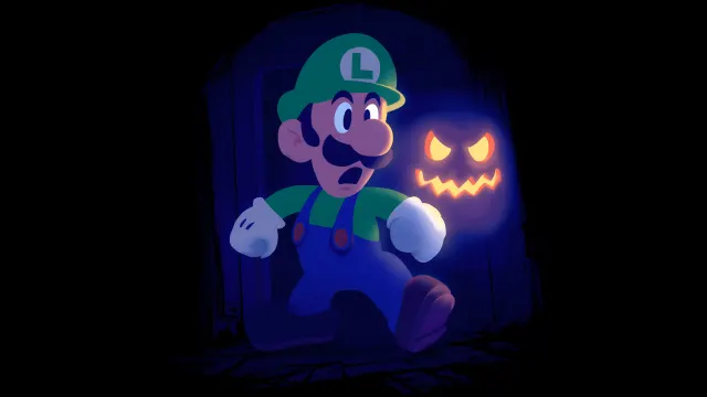 Super Mario Luigi Haunted Mansion Ghost Chase wallpaper on Pixipics