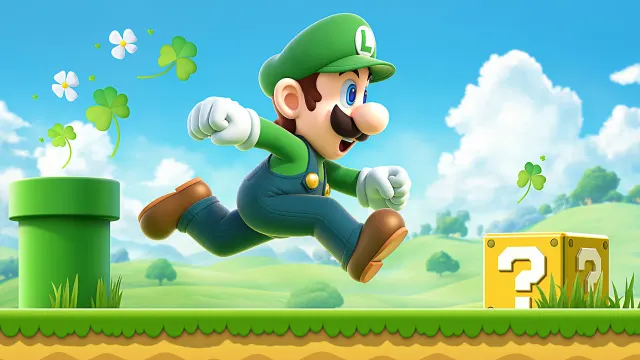 Super Mario Luigi St Patricks Day wallpaper on Pixipics