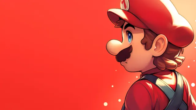 Super Mario Side Profile wallpaper on Pixipics