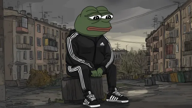 Pepe The Frog Depressed Adidas Suit Sad wallpaper on Pixipics
