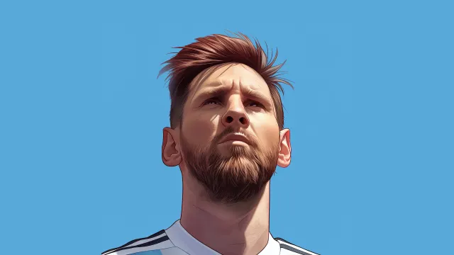 Lionel Messi Blue wallpaper on Pixipics