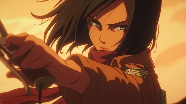Attack On Titan Mikasa Ackerman Fighting Spirit wallpaper on Pixipics