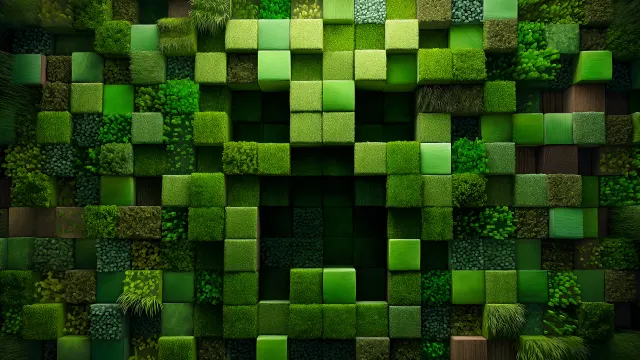 Minecraft Mossy Creeper Face wallpaper on Pixipics