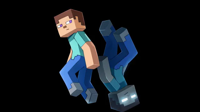 Minecraft Steve Vs Herobrine Dark wallpaper on Pixipics