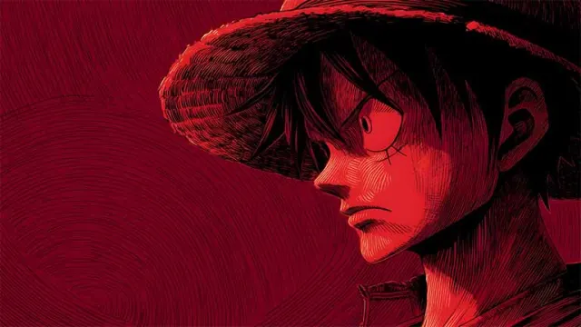 Luffy Straw Hat Red Profile One Piece wallpaper on Pixipics