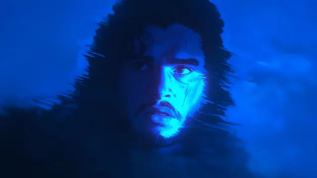 Game Of Thrones Jon Snow Blue Portrait wallpaper on Pixipics