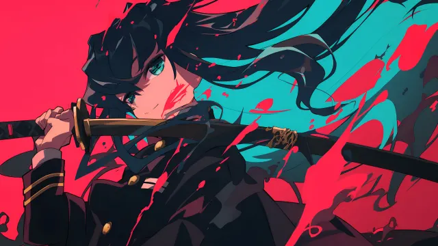 Demon Slayer Muichiro Tokito Calm Rage wallpaper on Pixipics