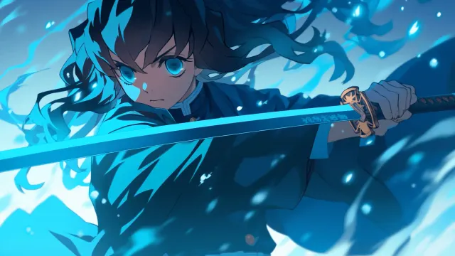 Demon Slayer Tokito Mist Breathing Attack Gif wallpaper on Pixipics