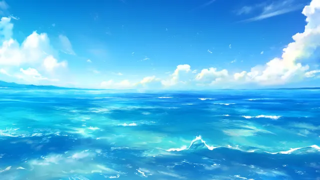 Abstract Ocean Waves Blue Tones wallpaper on Pixipics