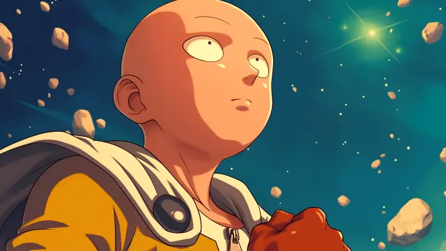 Saitama Looking Up At The Sky wallpaper on Pixipics