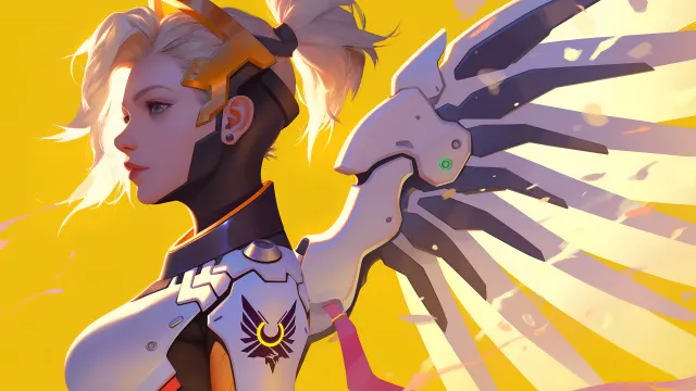 Overwatch Tracer Blinking Hero wallpaper on Pixipics
