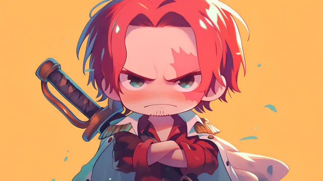 Chibi Shanks One Piece Cute wallpaper on Pixipics