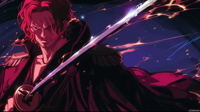 One Piece Red Haired Shanks wallpaper on Pixipics
