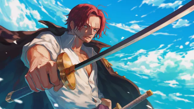 One Piece Shanks Sword Wielding wallpaper on Pixipics