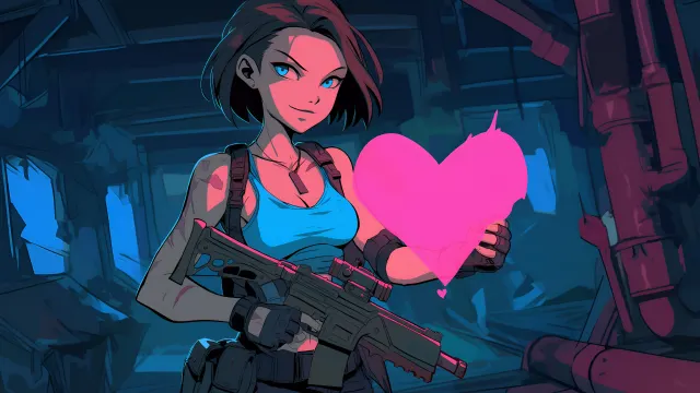 Jill Valentine Resident Evil Heart wallpaper on Pixipics