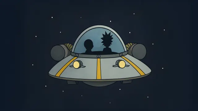 Rick And Morty Space Travel wallpaper on Pixipics