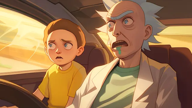 Rick Morty Breaking Bad Parody wallpaper on Pixipics
