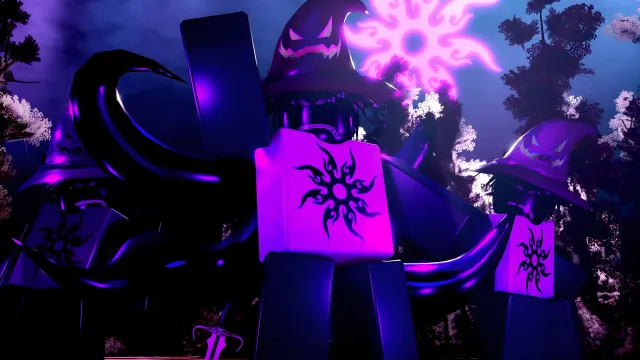 Roblox Forsaken Dark Magic Shadow Wizard wallpaper on Pixipics