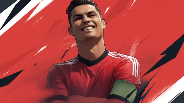 Cristiano Ronaldo Red Cool wallpaper on Pixipics