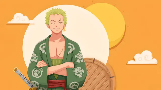 One Piece Roronoa Zoro Calm Summer wallpaper on Pixipics
