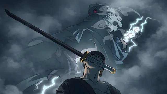One Piece Zoro Lightning Epic wallpaper on Pixipics