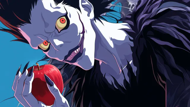 Death Note Ryuk Evil Grin wallpaper on Pixipics