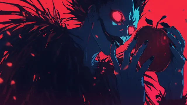 Ryuk Death Note Shinigami Apple wallpaper on Pixipics