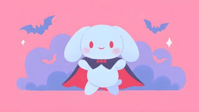 Cinnamoroll Vampire Cute Halloween wallpaper on Pixipics