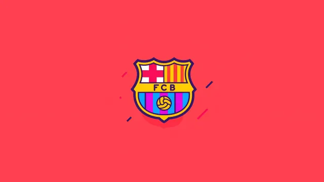 Fc Barcelona Pop Art Minimalist Logo wallpaper on Pixipics