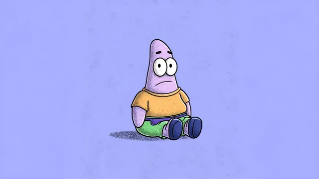 Patrick Star Cartoon Style wallpaper on Pixipics