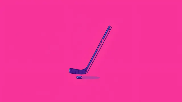 Hockey Stick Pink Minimalist wallpaper on Pixipics