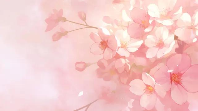 Cherry Blossom Petal wallpaper on Pixipics