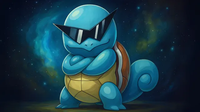 Pokemon Squirtle Cool Shades wallpaper on Pixipics