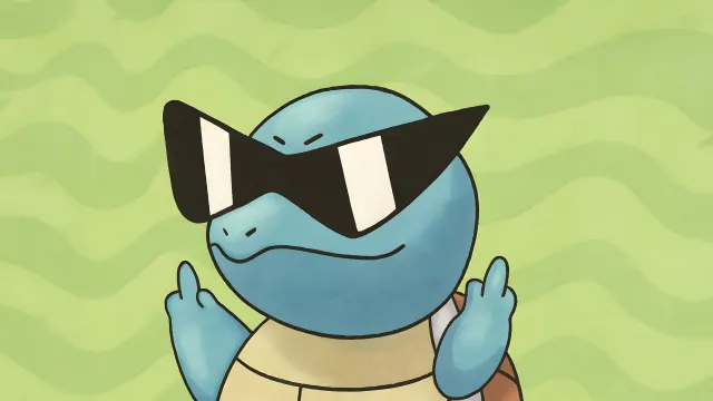 Squirtle Sunglasses Pokemon Attitude wallpaper on Pixipics