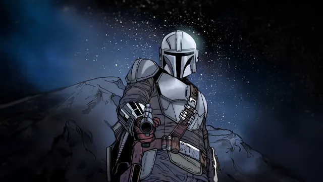 Mandalorian Galactic Bounty Hunter wallpaper on Pixipics