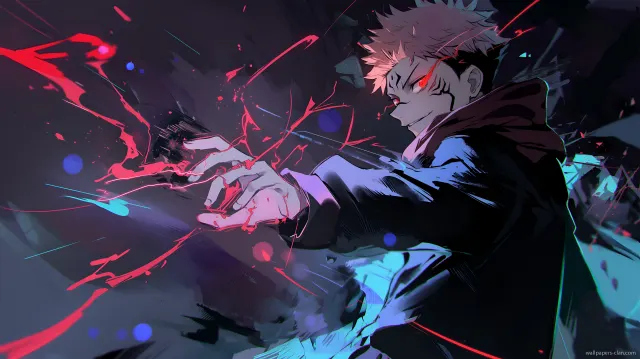 Black Flash Jujutsu Kaisen wallpaper on Pixipics
